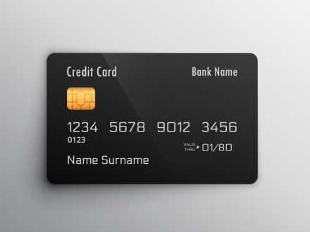 credit debit card mockup